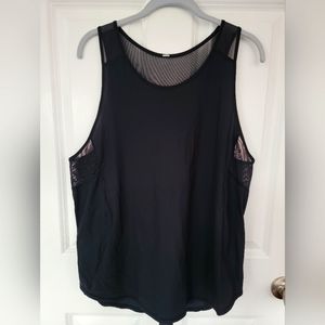 Lululemon Sculpt II Tank - Black - size 14